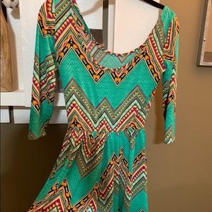Cute mosaic Romper great for Cinco de Mayo!